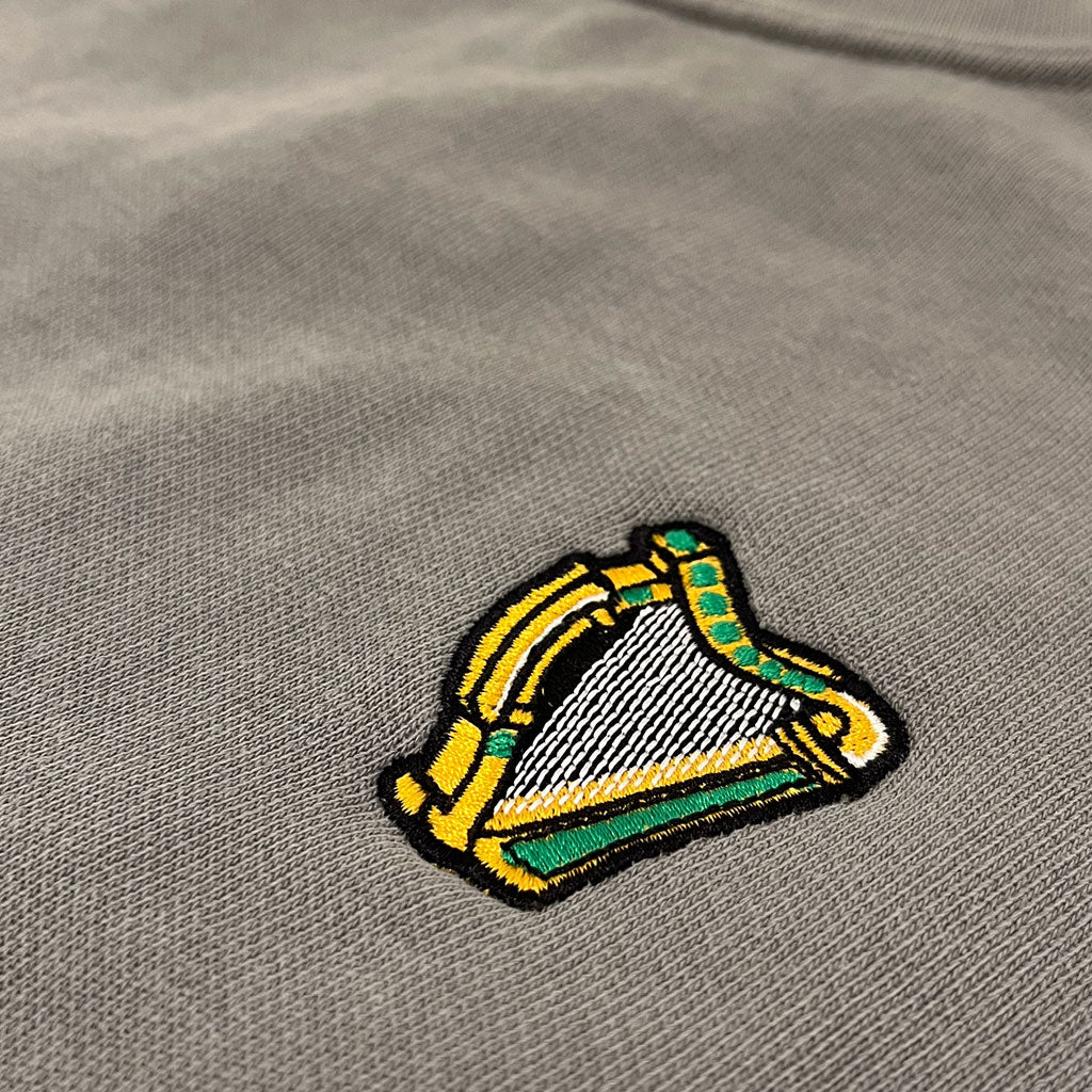 Boston Scally The Eire Crewneck Sweatshirt - Stone Grey - Image 2