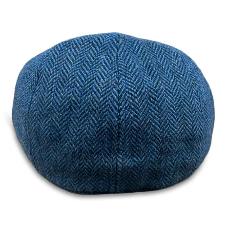 The Original 5-Panel Boston Scally Cap - Patriot Blue Herringbone - Image 5