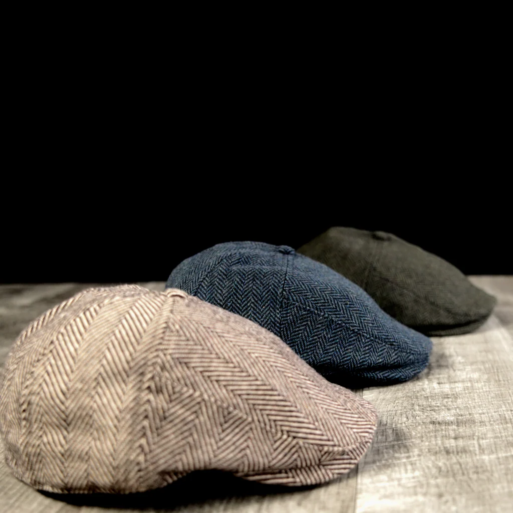 The Original 5-Panel Boston Scally Cap - Brown Herringbone - Image 8