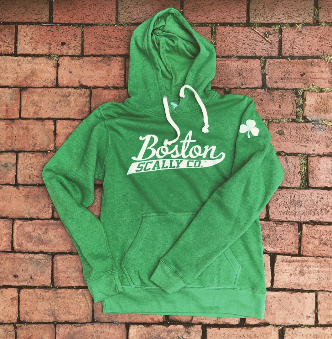 Boston Scally The Shamrock Hoodie - Green