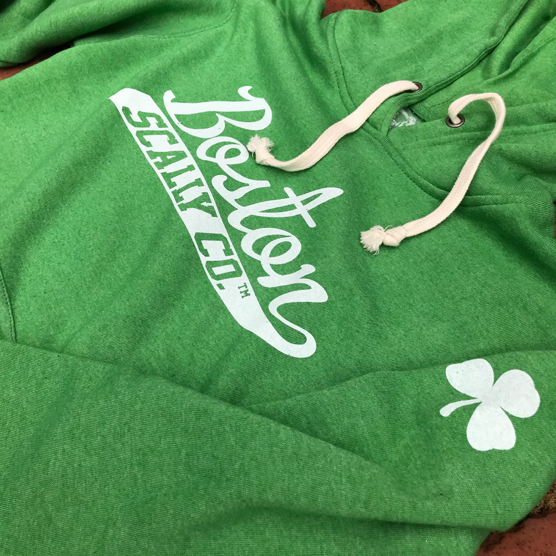 Boston Scally The Shamrock Hoodie - Green - Image 2