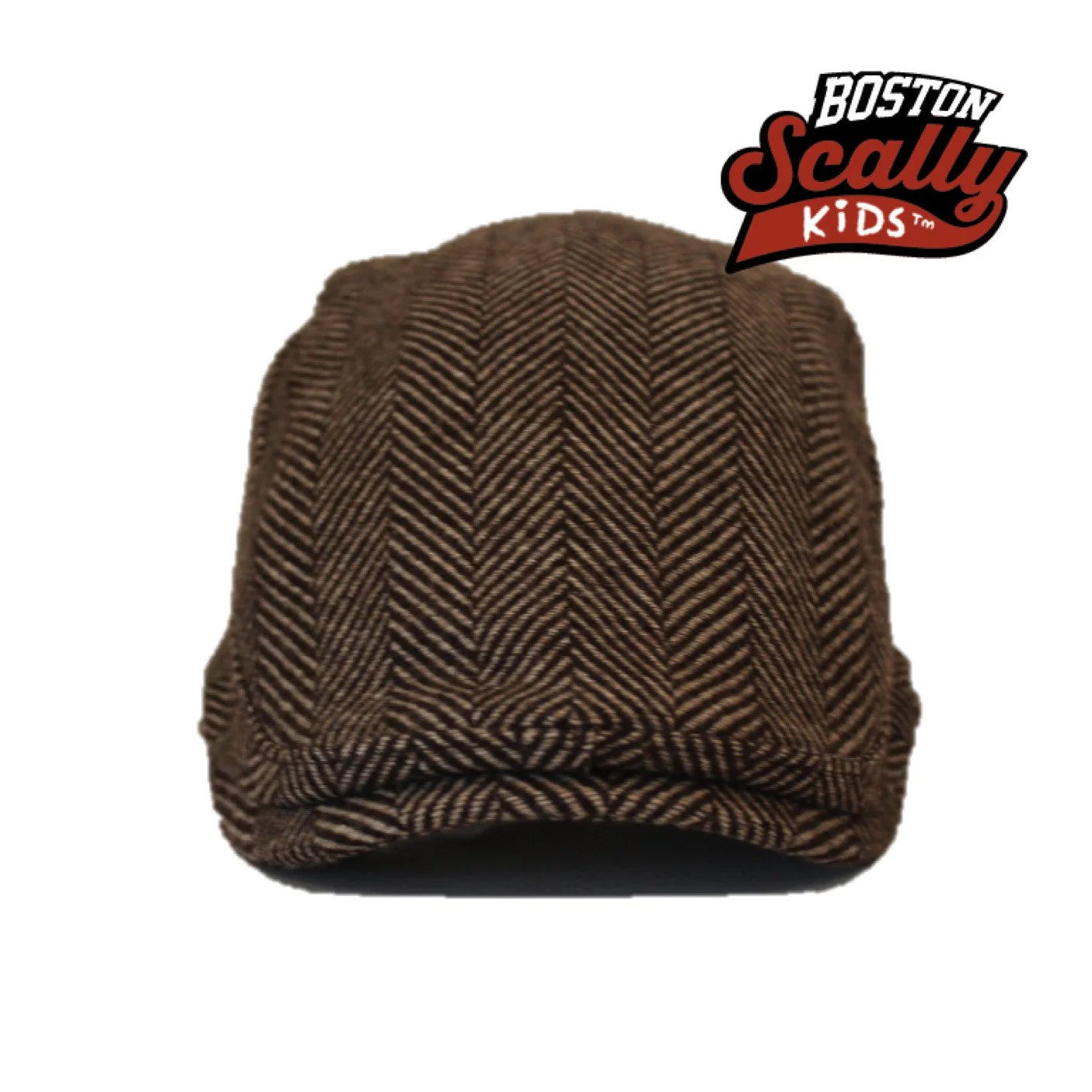 Kids The Original Boston Scally Cap - Brown - Image 4