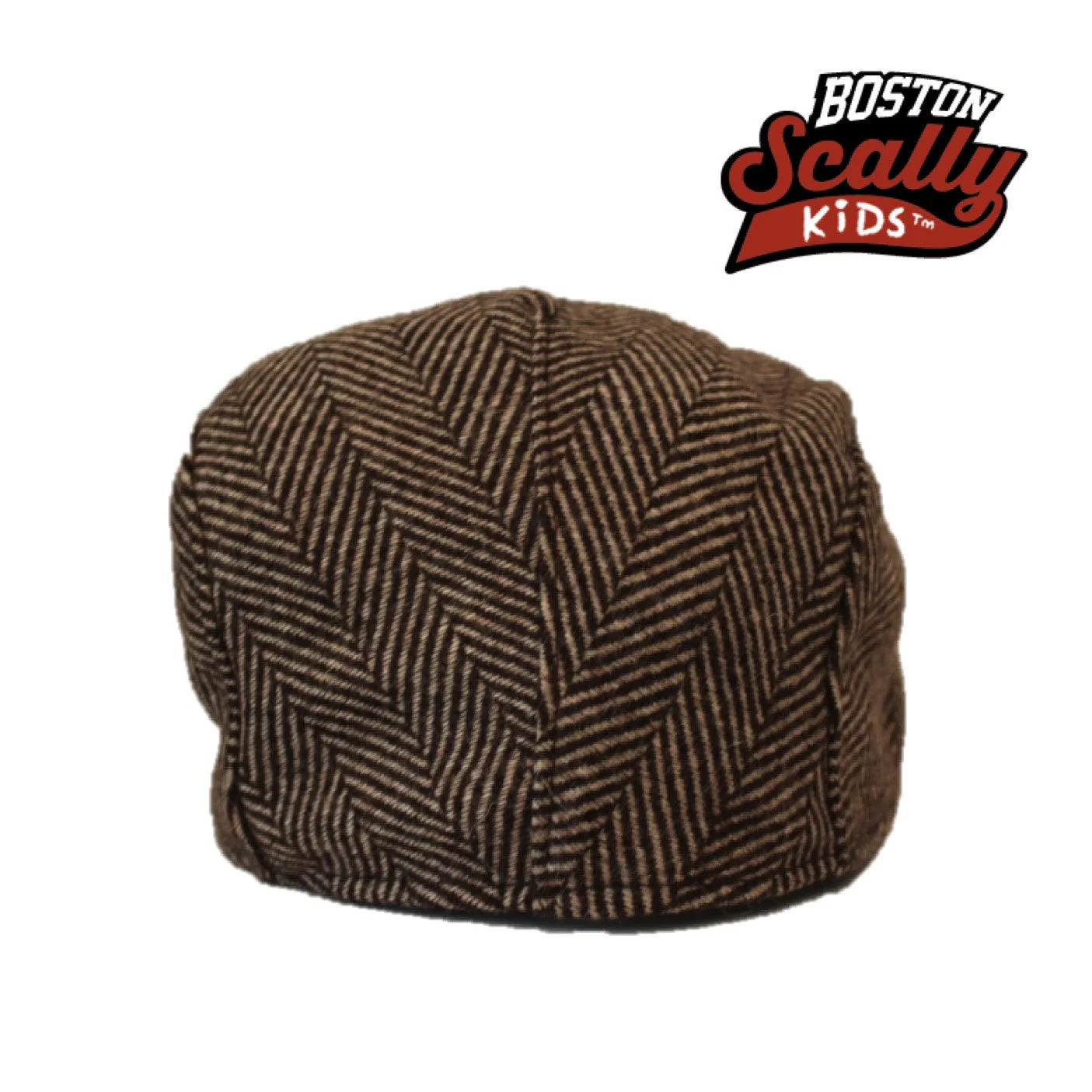 Kids The Original Boston Scally Cap - Brown - Image 5