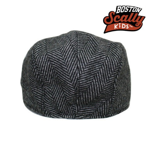 Kids The Original Boston Scally Cap - Grey - Image 5