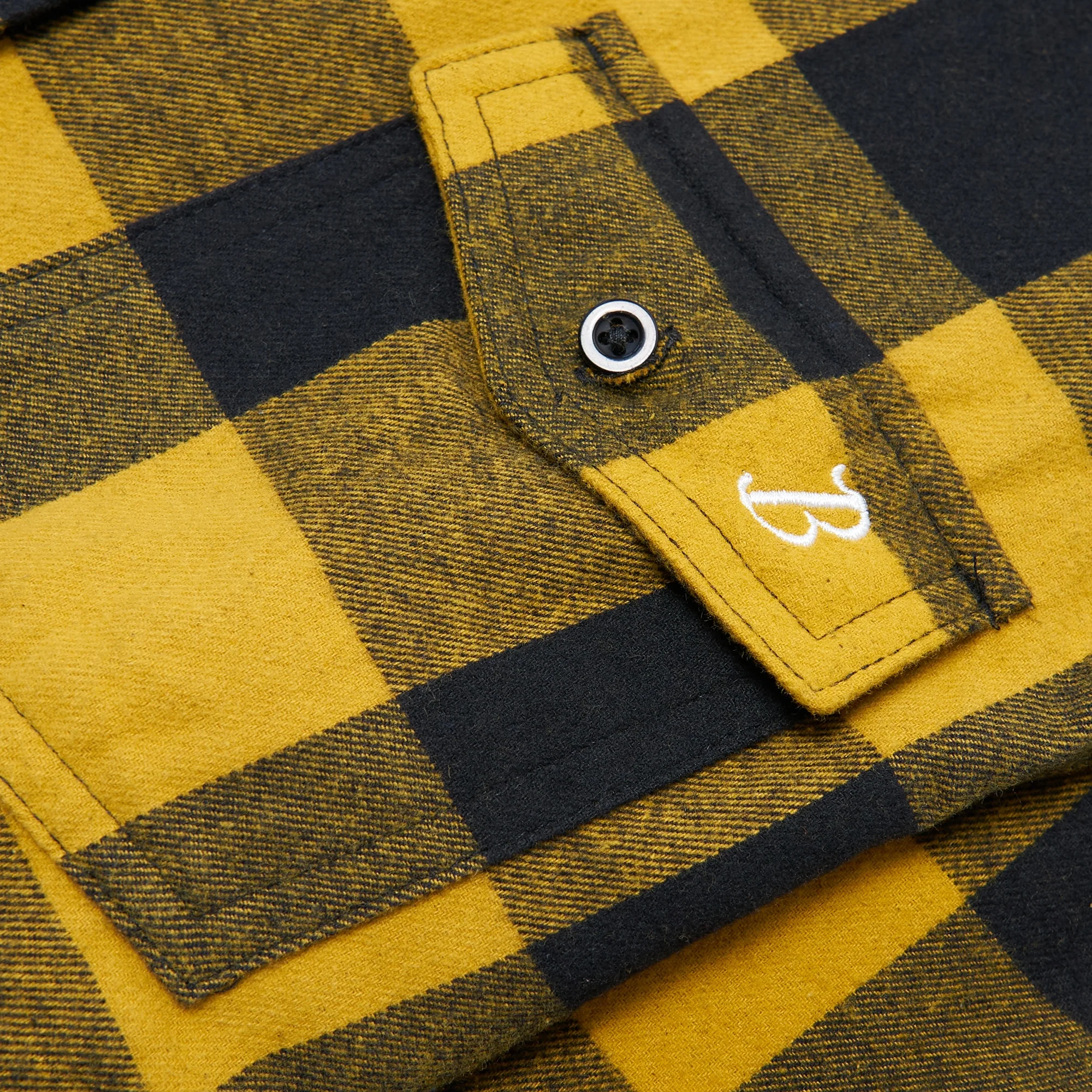 Boston Scally The Flannel - Black & Gold - Image 2