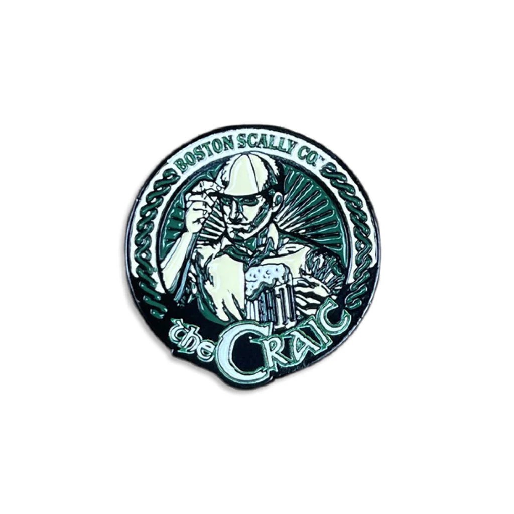 Boston Scally The Craic Cap Pin