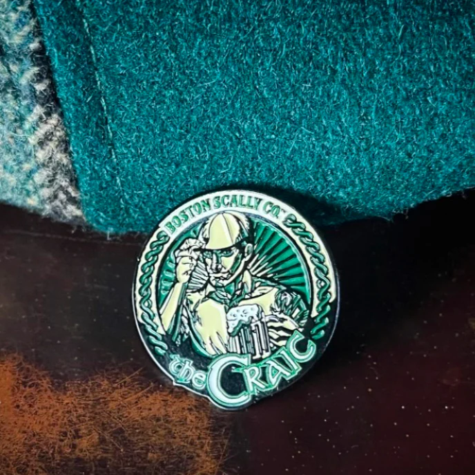 Boston Scally The Craic Cap Pin - Image 2
