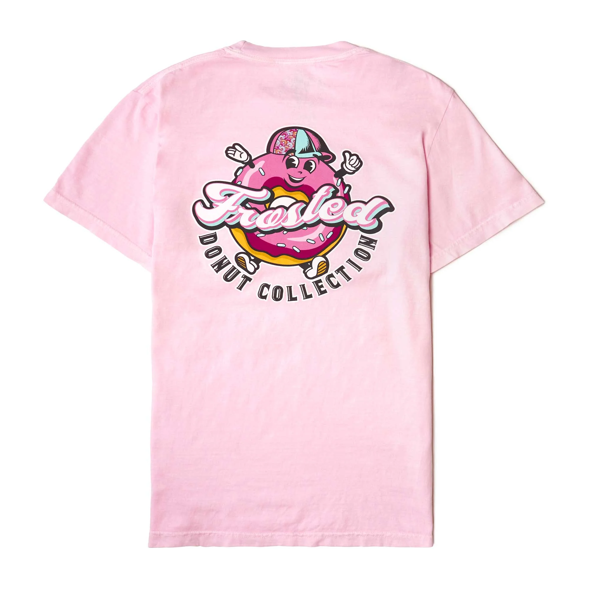 Boston Scally The Donut Pocket Tee T-Shirt - Frosted Pink - Image 2