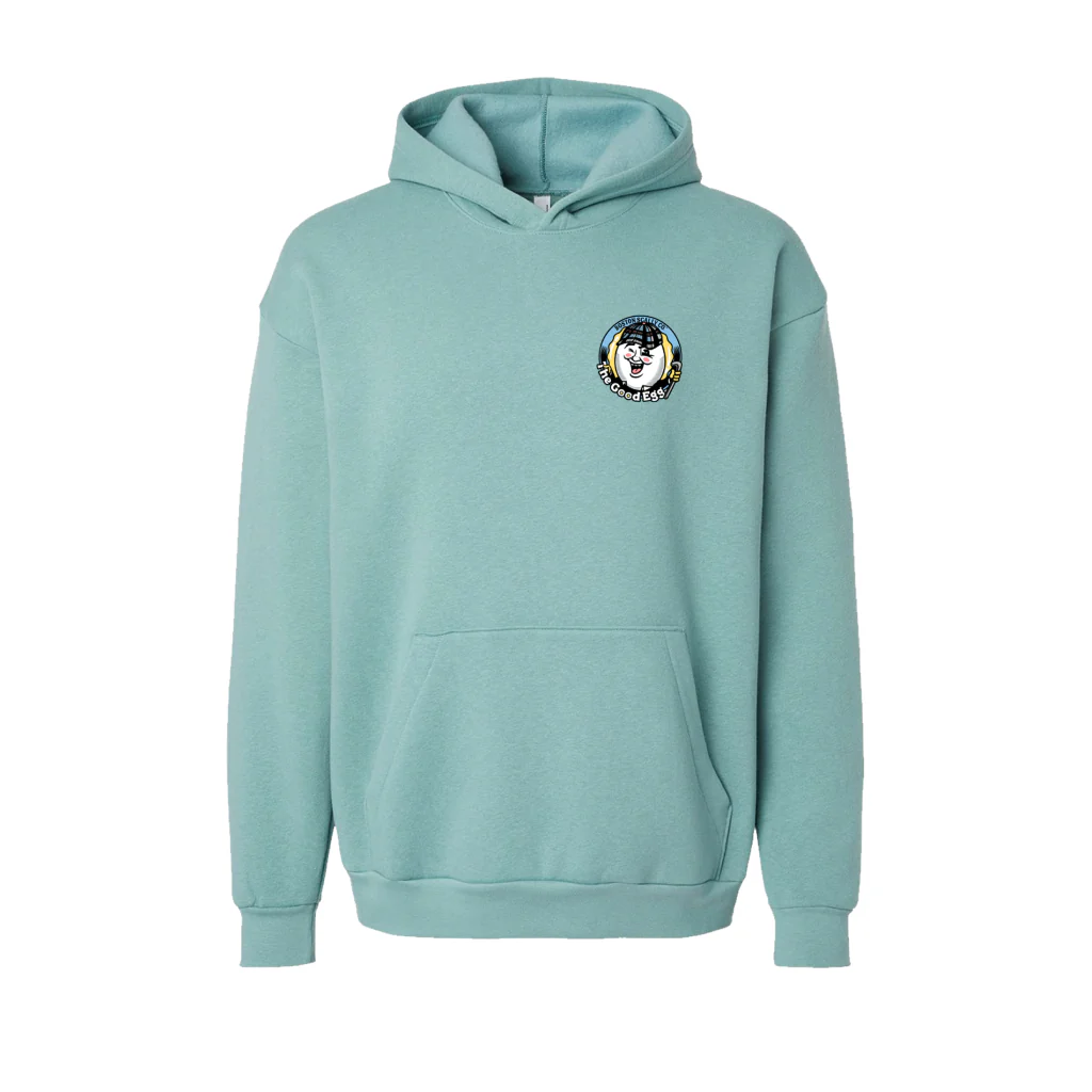 Boston Scally The Good Egg Hoodie - Light Blue