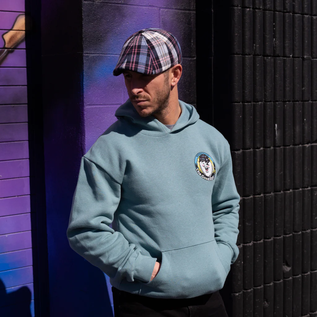 Boston Scally The Good Egg Hoodie - Light Blue - Image 2