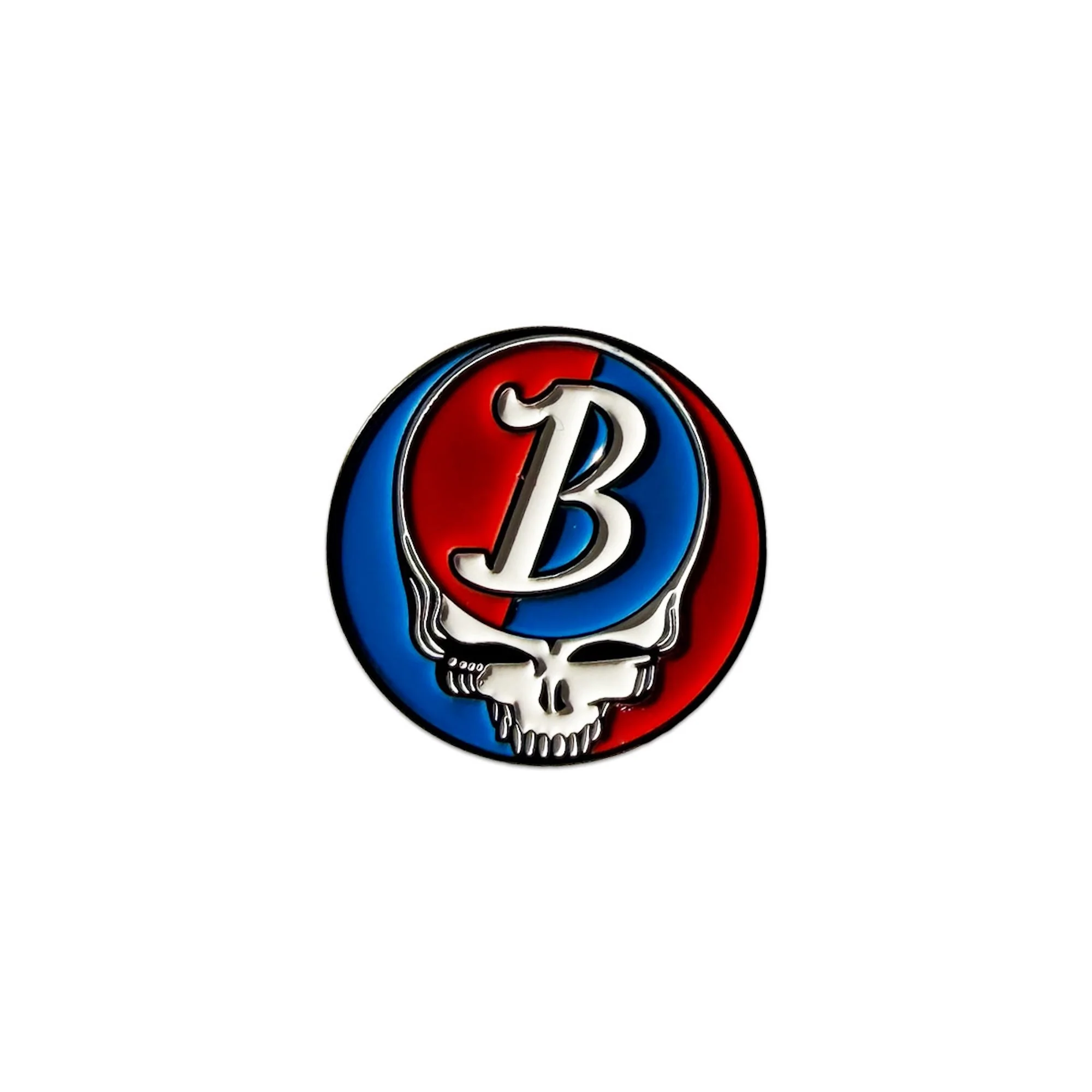 Boston Scally The Grateful Dead Skull Pin
