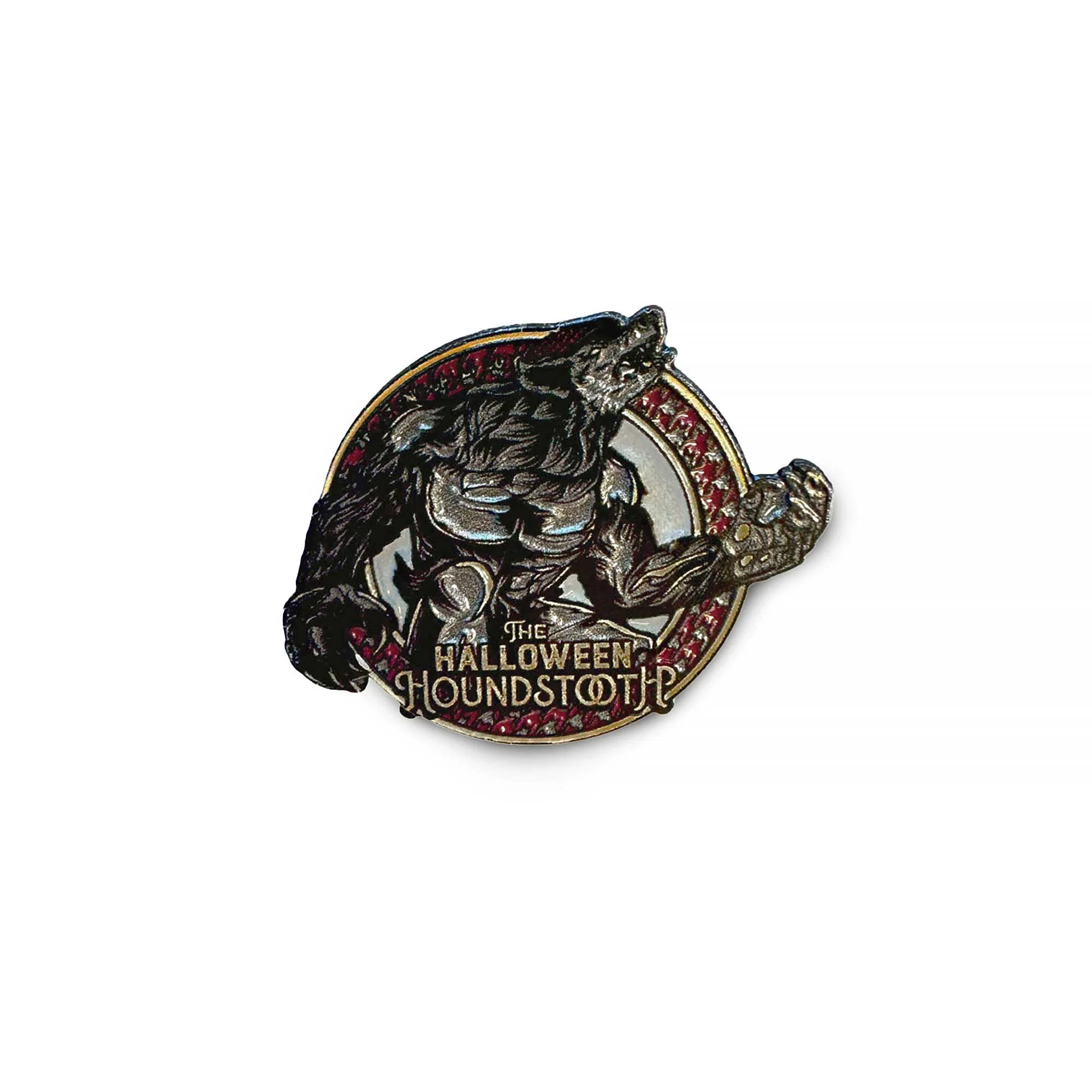Boston Scally The Halloween Houndstooth Cap Pin