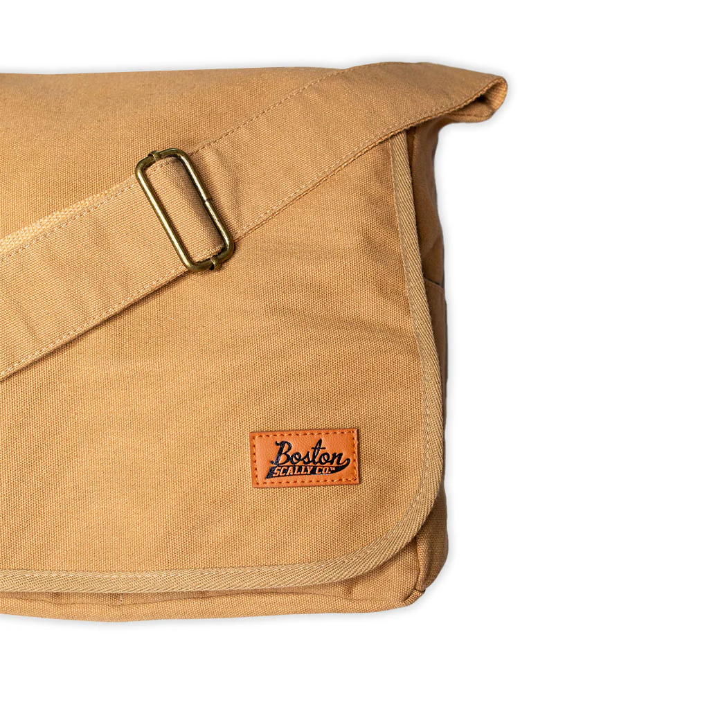 Boston Scally The Messenger Bag - Craft Tan - Image 6