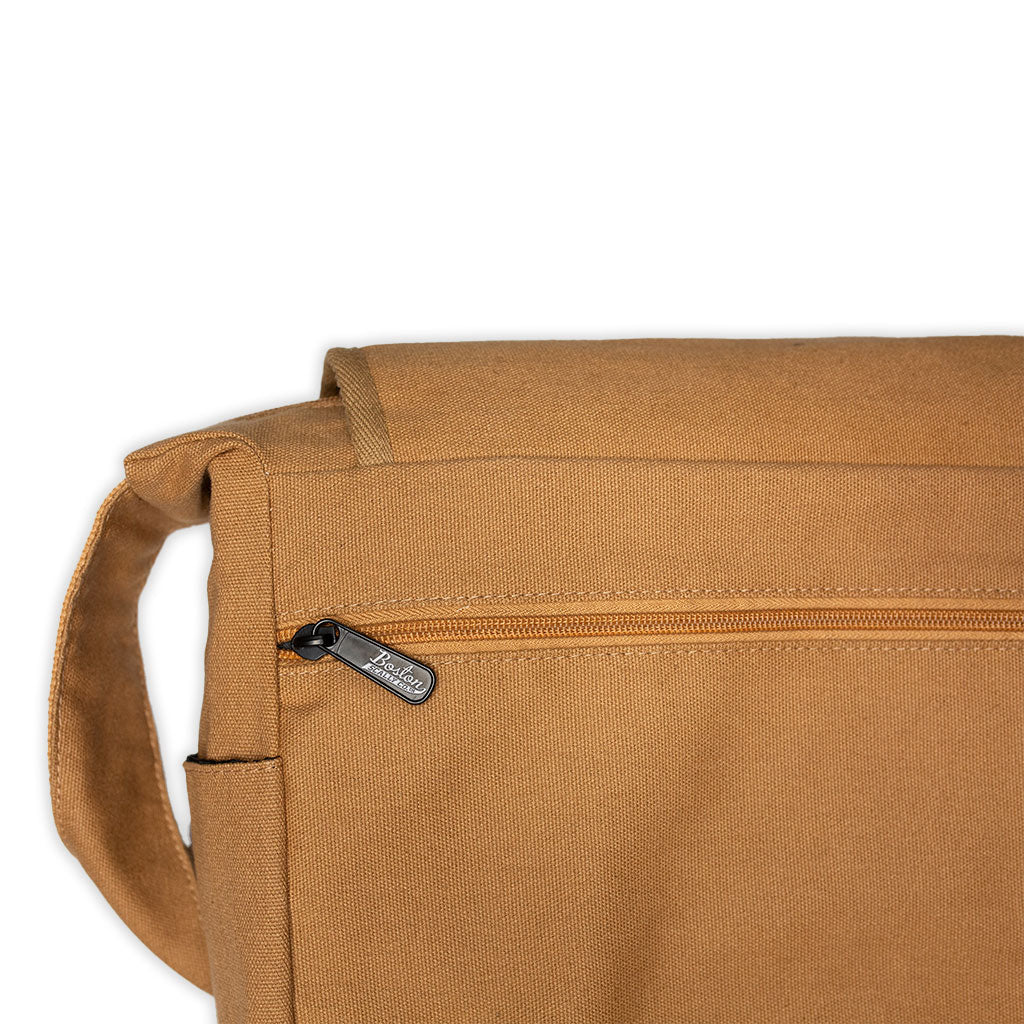 Boston Scally The Messenger Bag - Craft Tan - Image 8