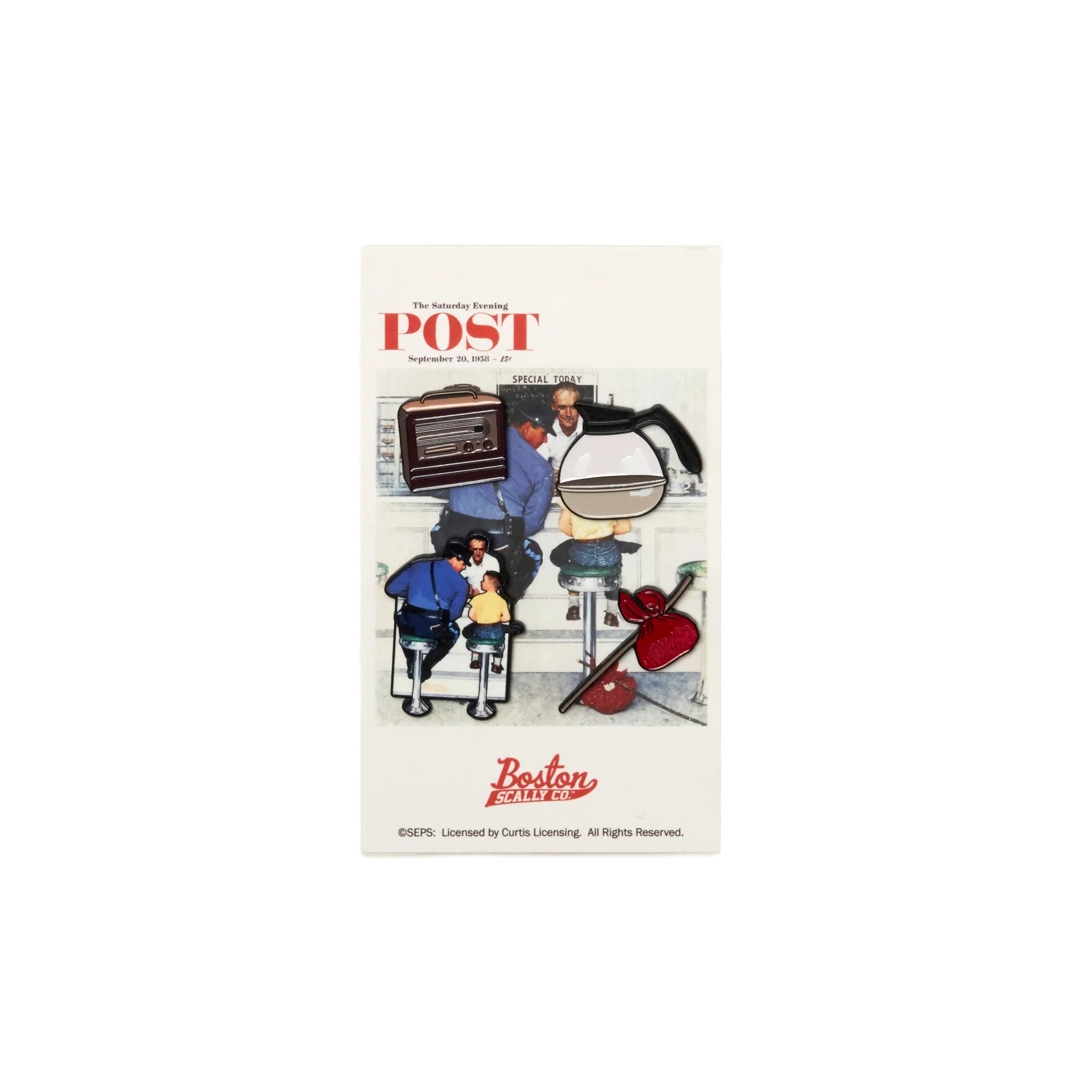 Boston Scally The Runaway Pin Set