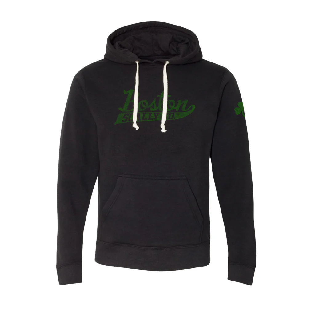 Boston Scally The Shamrock Hoodie - Black