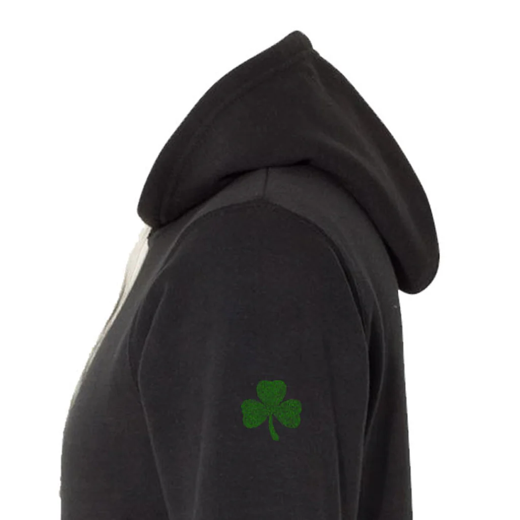 Boston Scally The Shamrock Hoodie - Black - Image 3