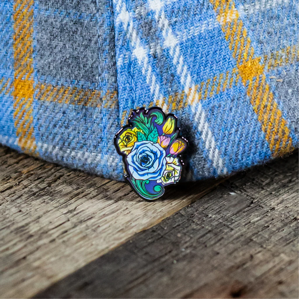 Boston Scally The Spring Rose Cap Pin - Image 2