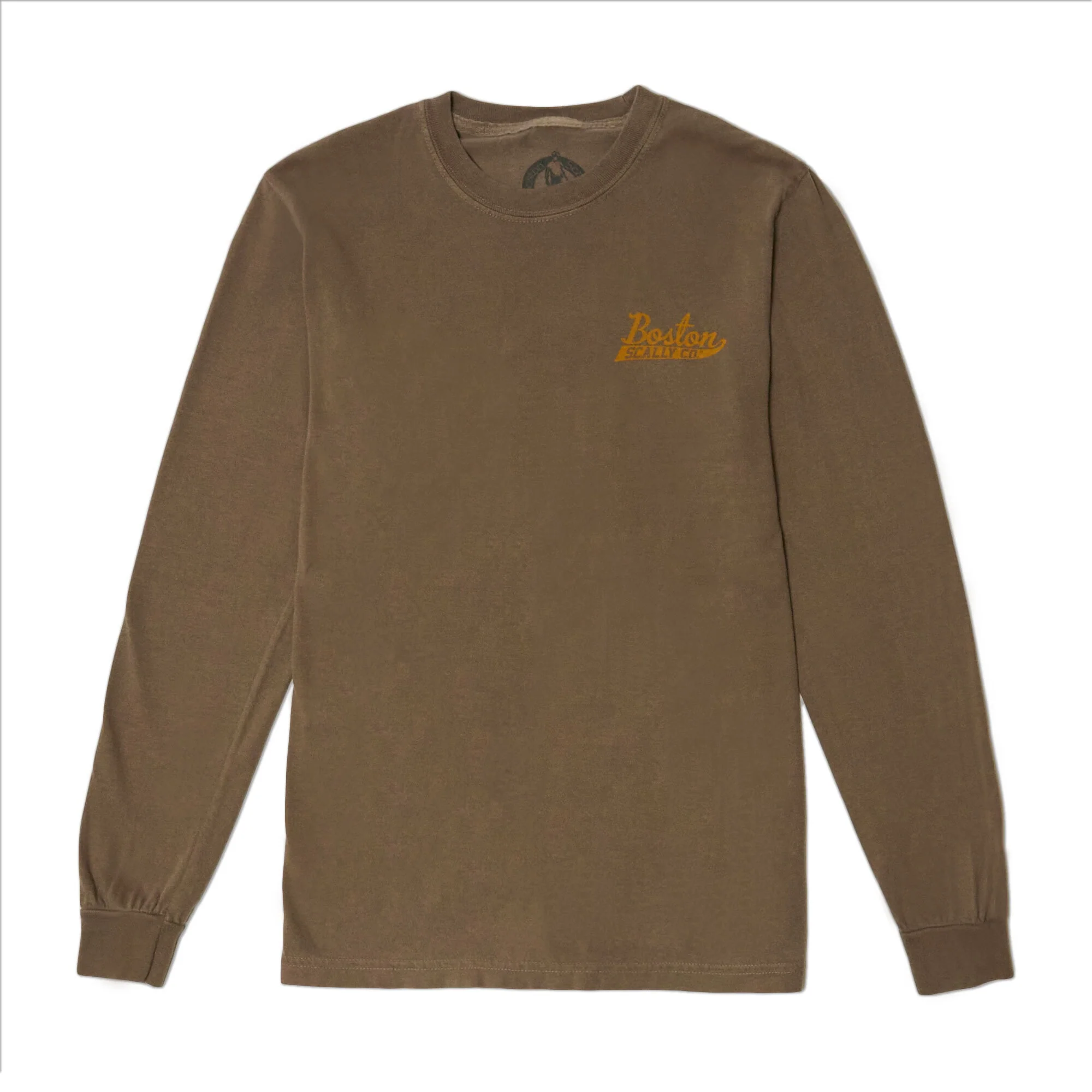 Boston Scally The Underground: Prohibition Edition Long Sleeve Tee T-Shirt - Cognac - Image 2