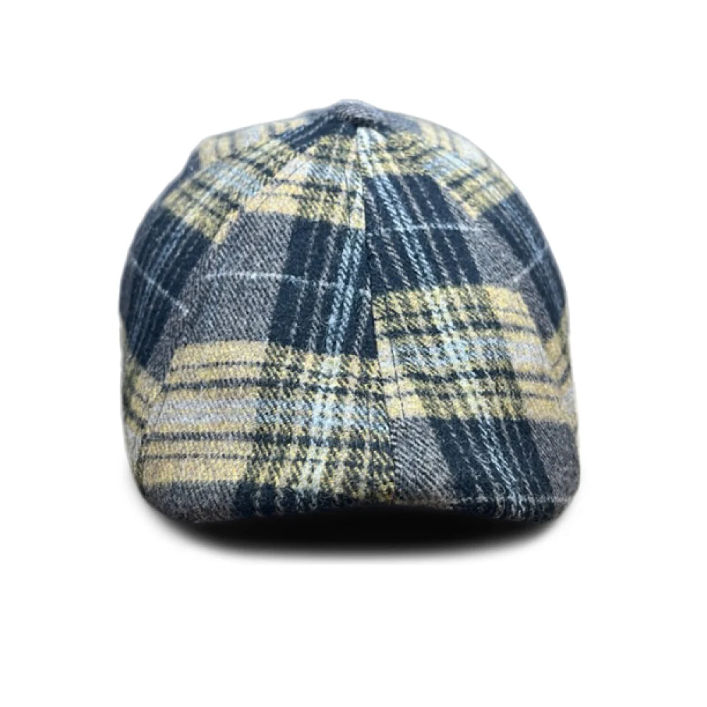 The Bruin Peaky Boston Scally Cap - Gold and Black Plaid - Image 7