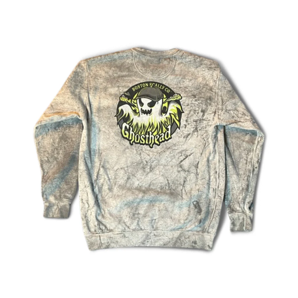 Boston Scally The Ghosthead Crewneck Sweatshirt - Midnight Mist