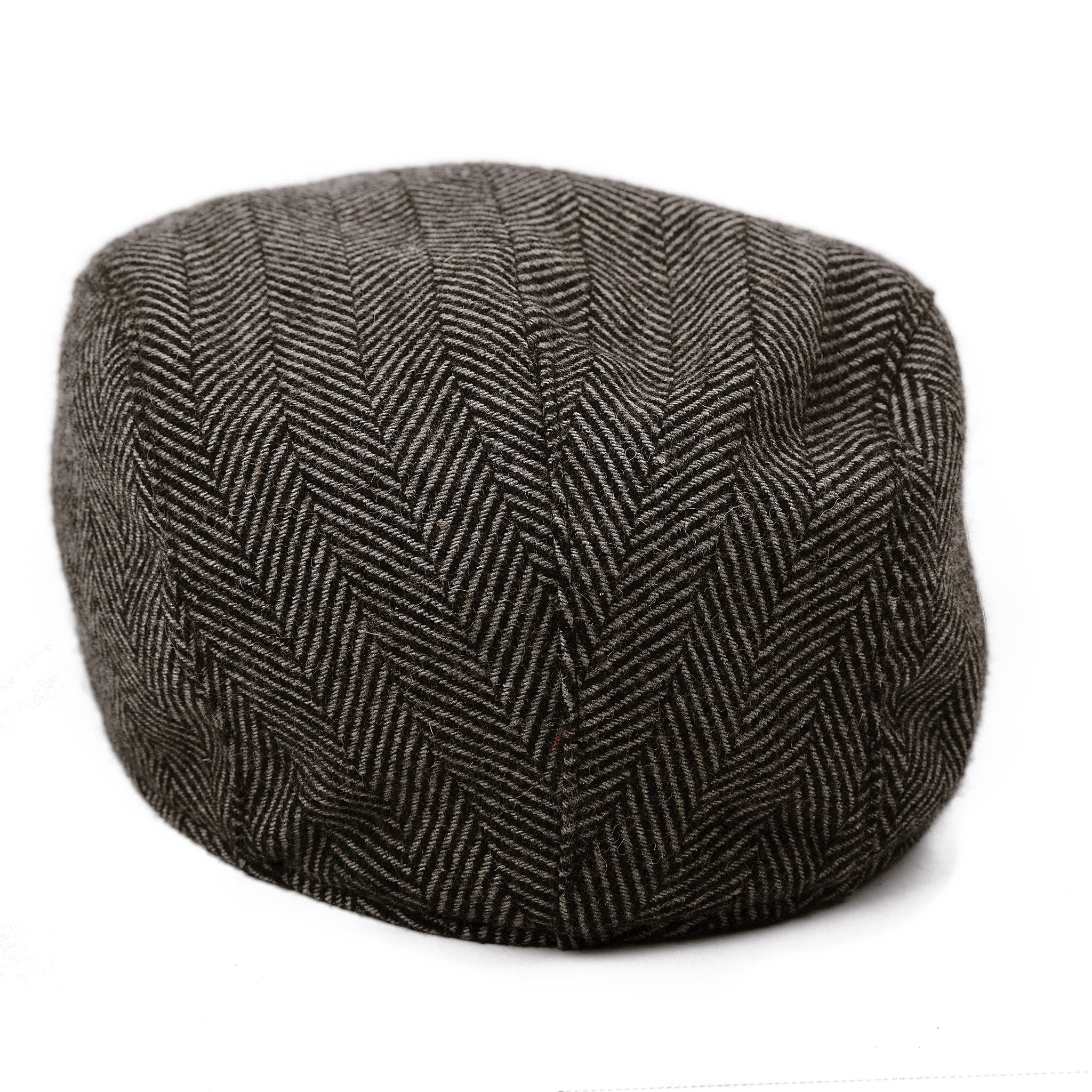 The Original Boston Scally Cap - Grey Herringbone - Image 4