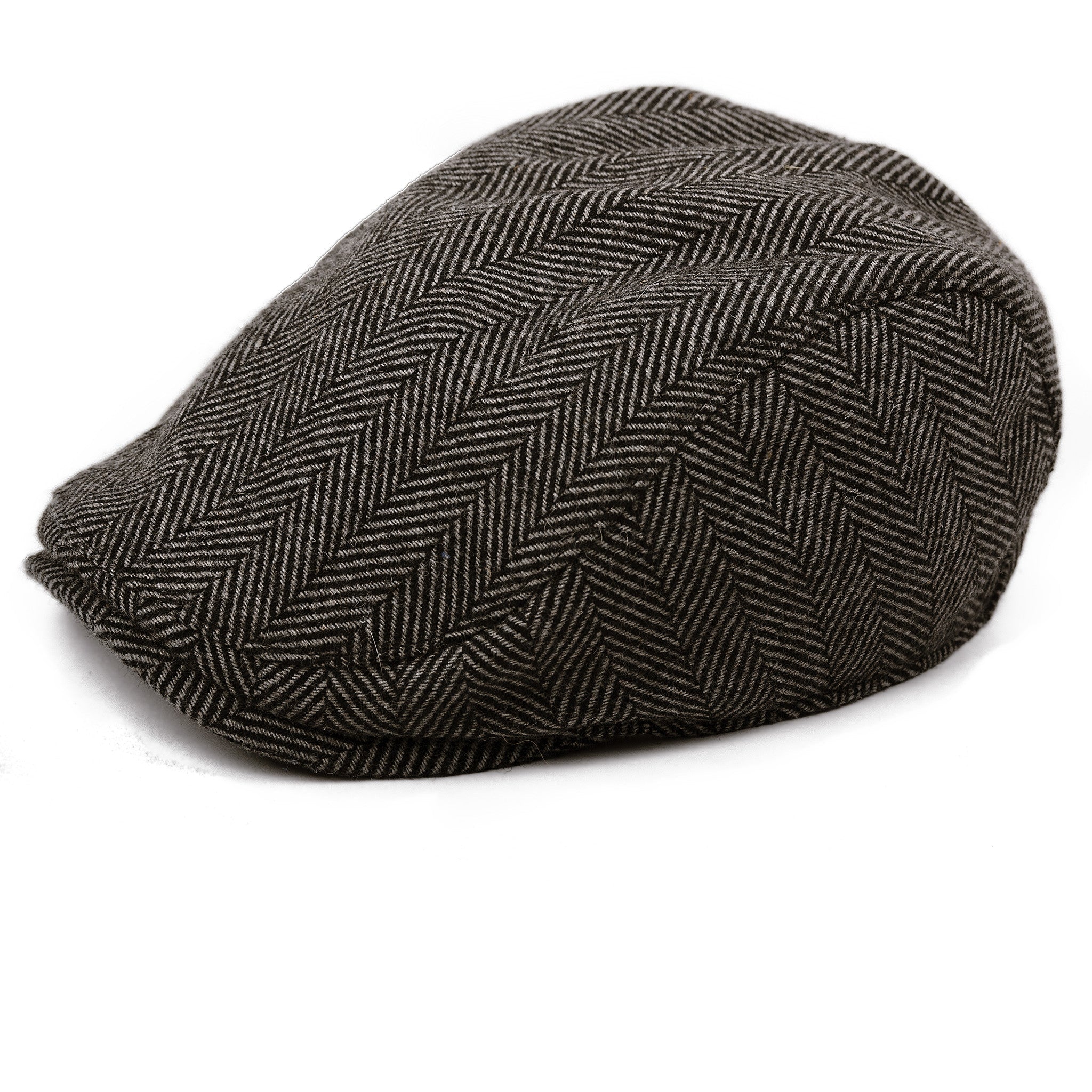 The Original Boston Scally Cap - Grey Herringbone - Image 5
