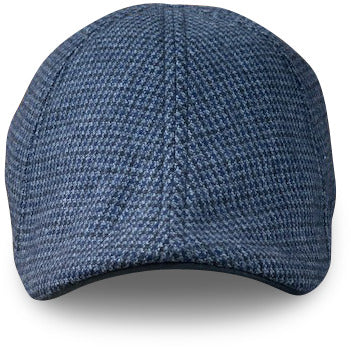 The Homage Boston Scally Cap - Black & Navy Houndstooth - Image 4