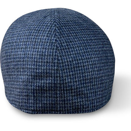 The Homage Boston Scally Cap - Black & Navy Houndstooth - Image 5