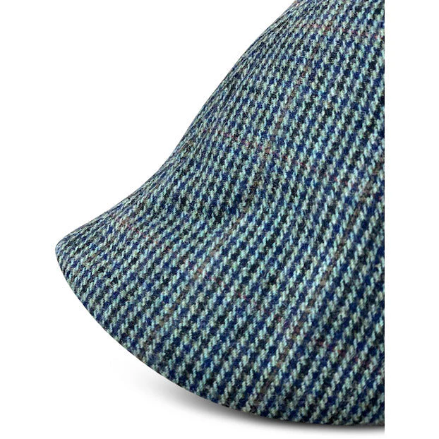 The Homage Boston Scally Cap - Clover & Navy Houndstooth - Image 2
