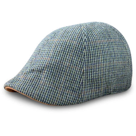 The Homage Boston Scally Cap - Clover & Navy Houndstooth - Image 3