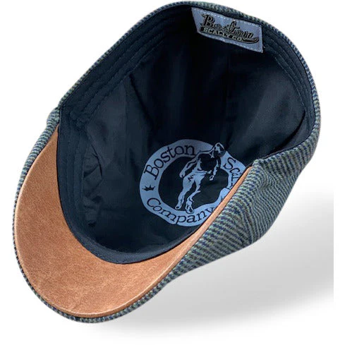 The Homage Boston Scally Cap - Clover & Navy Houndstooth - Image 5