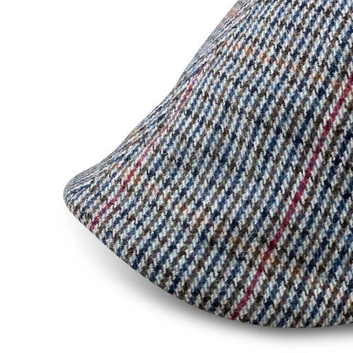 The Homage Boston Scally Cap - Grey & Navy Houndstooth - Image 5