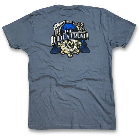 Boston Scally The Industrial Pocket Tee T-Shirt - Metal Grey - Image 2