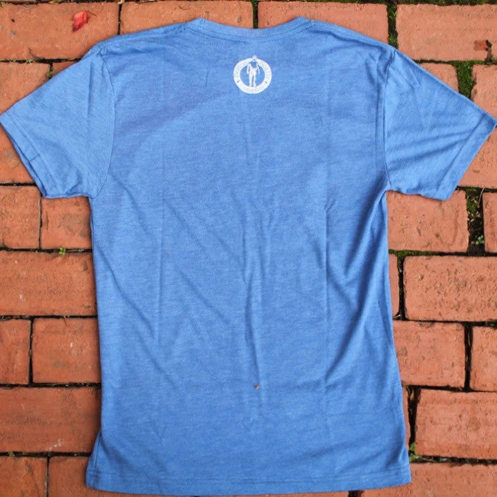 Boston Scally The Tee T-Shirt - Blue - Image 3