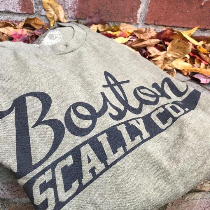 Boston Scally The Military Tee T-Shirt - Green - Image 3