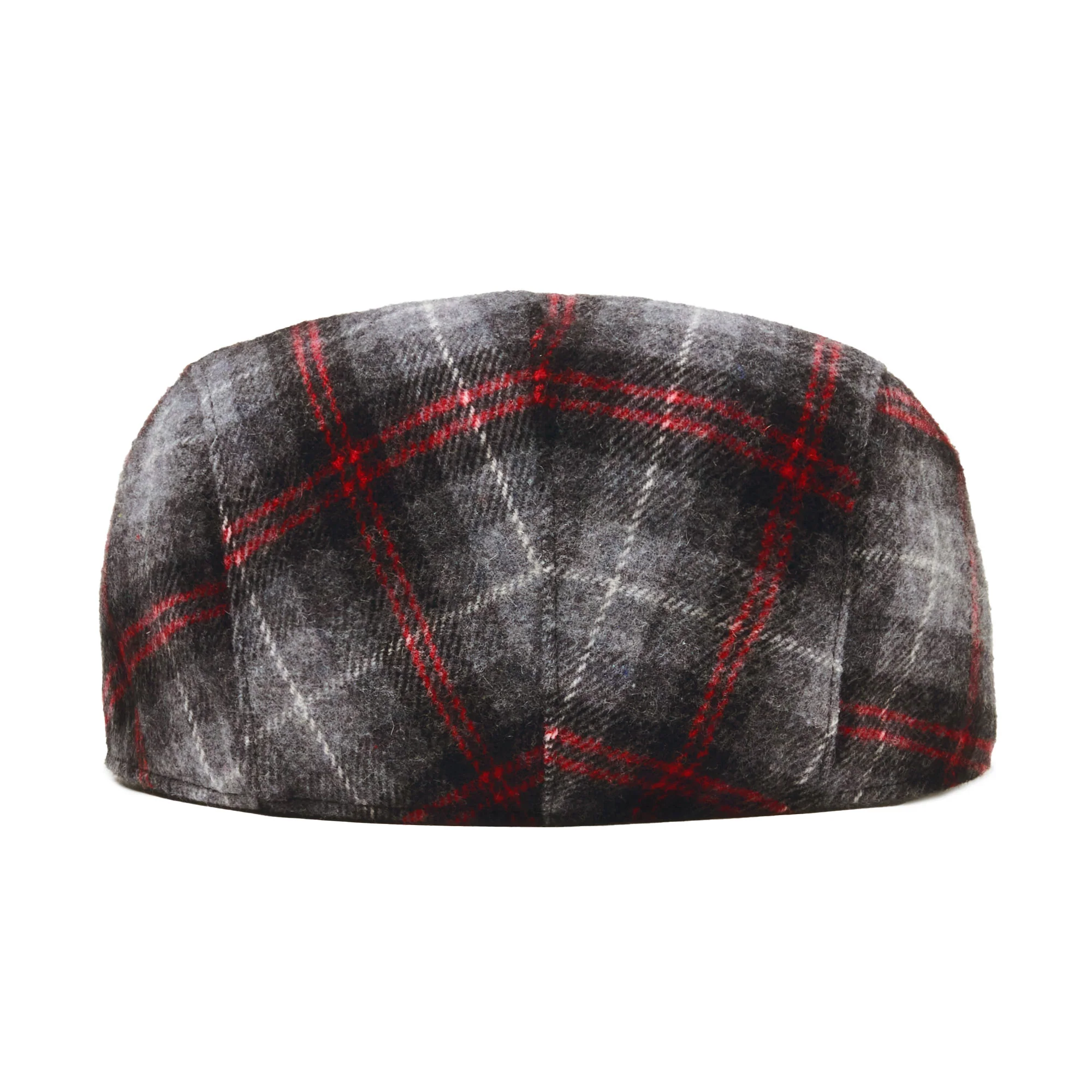 The Contender Boston Scally Cap - Black & Smoke Plaid - Image 5