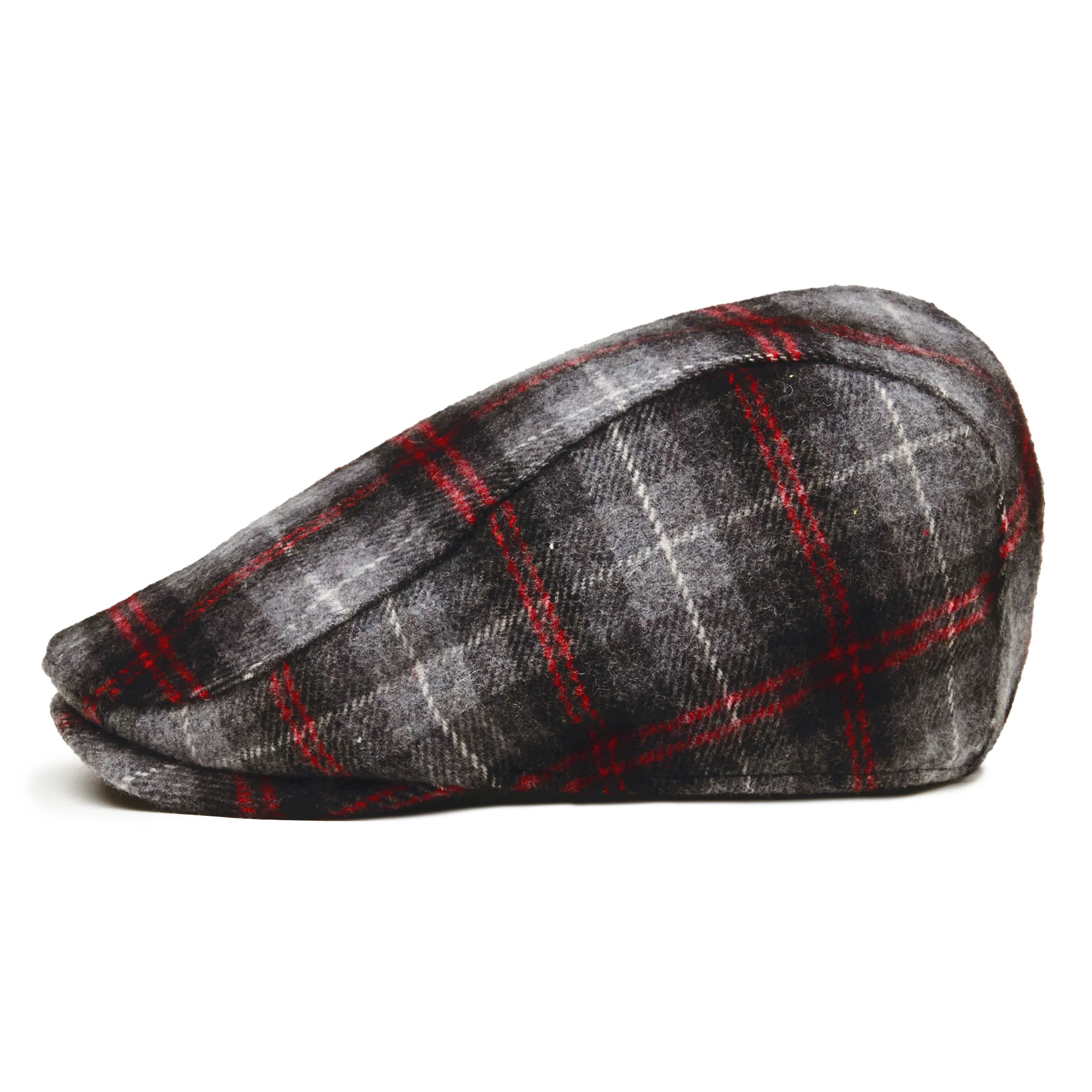 The Contender Boston Scally Cap - Black & Smoke Plaid - Image 7
