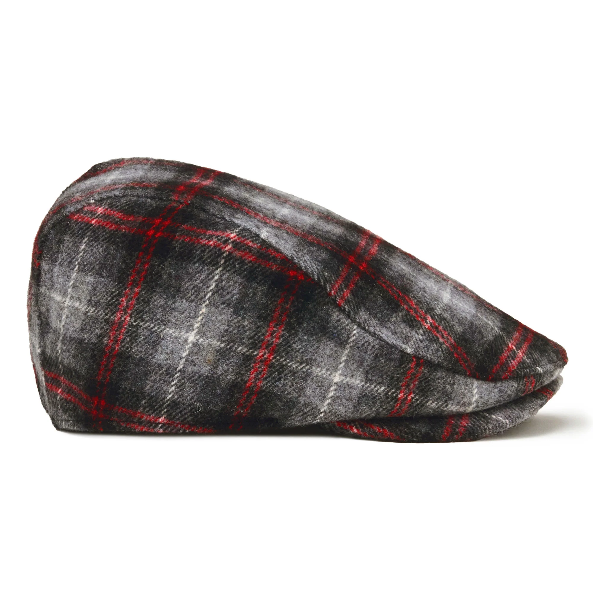 The Contender Boston Scally Cap - Black & Smoke Plaid - Image 8