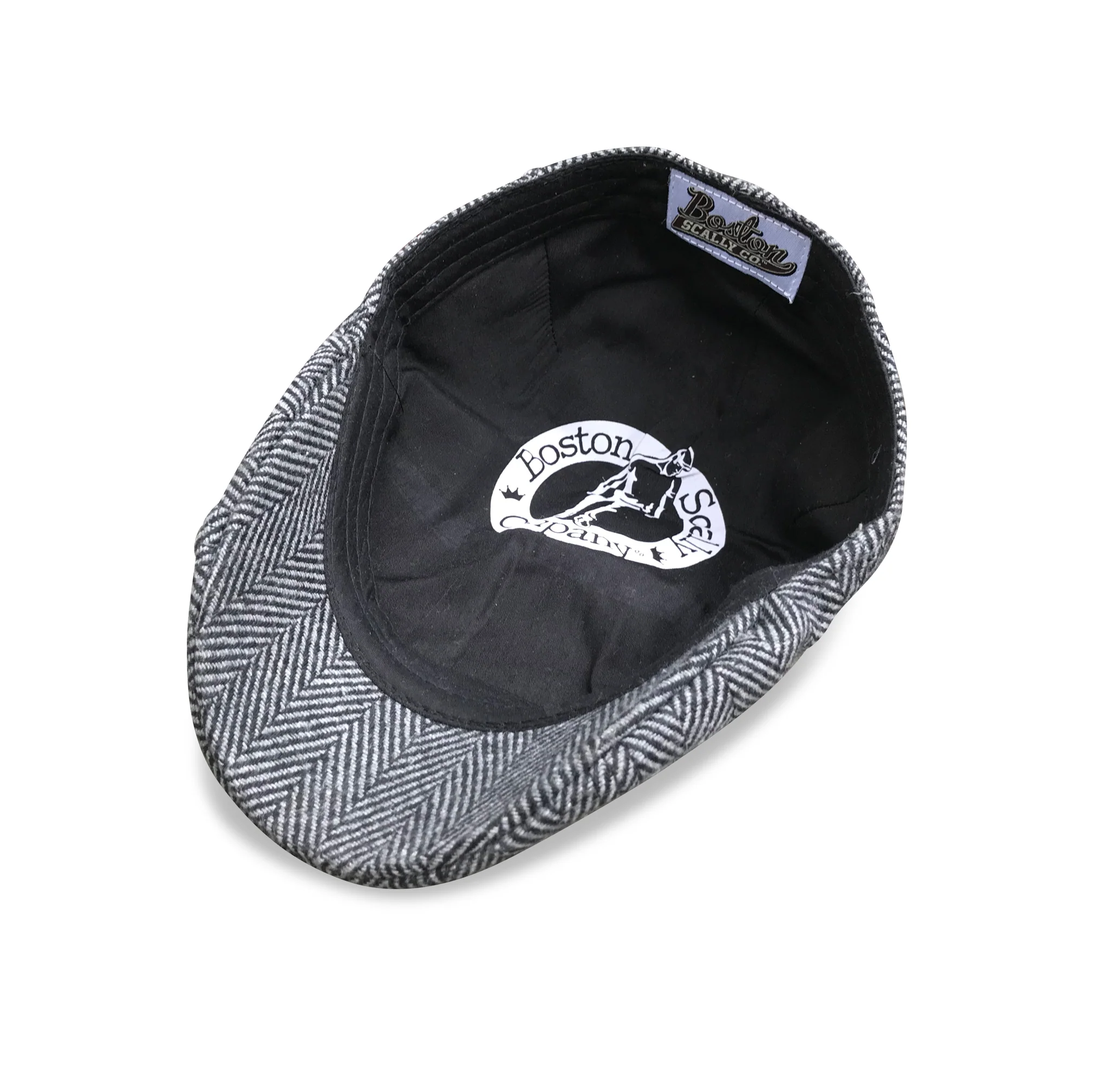 The Original Peaky Boston Scally Cap - Grey Herringbone - Image 3