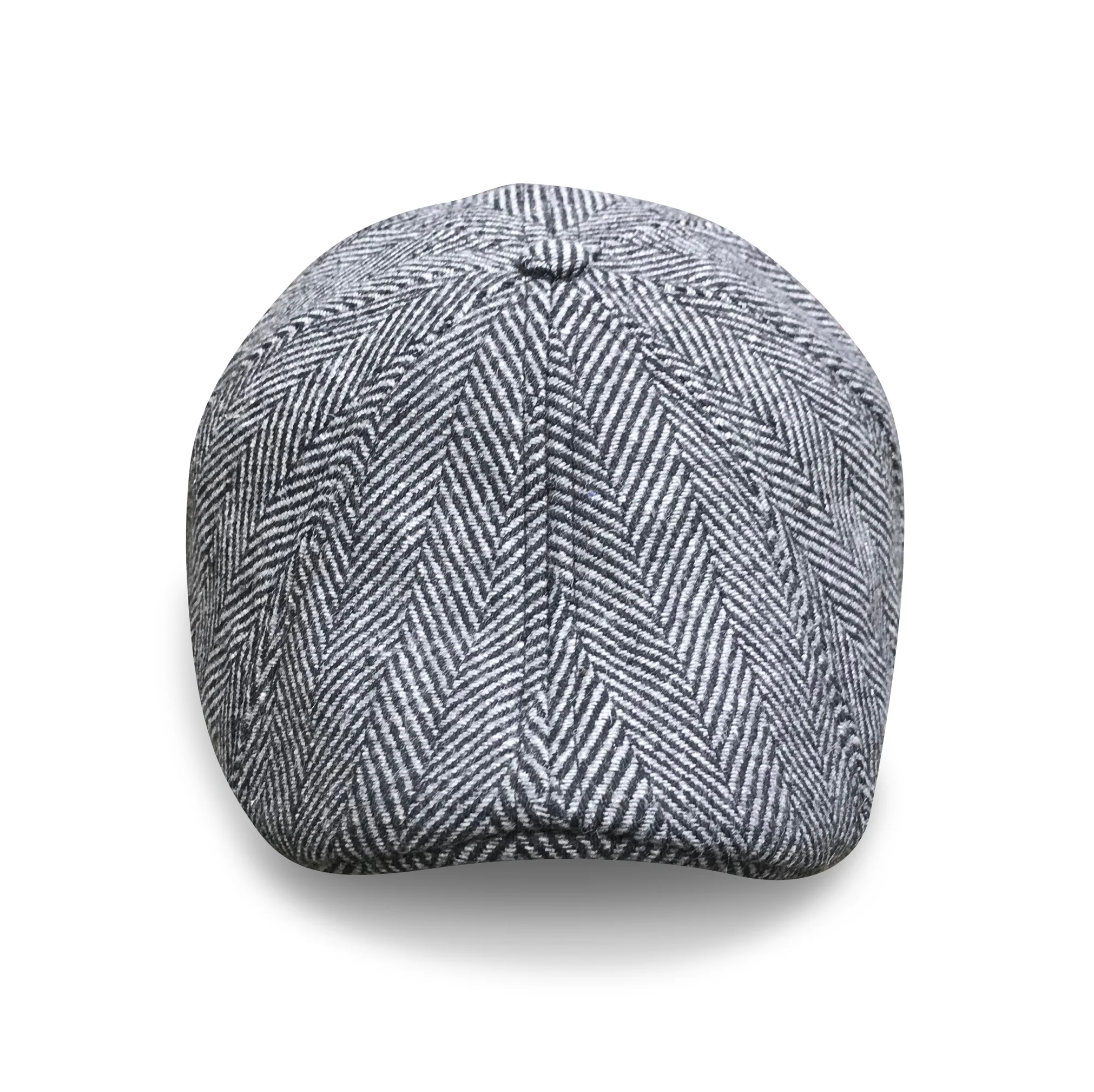 The Original Peaky Boston Scally Cap - Grey Herringbone - Image 4