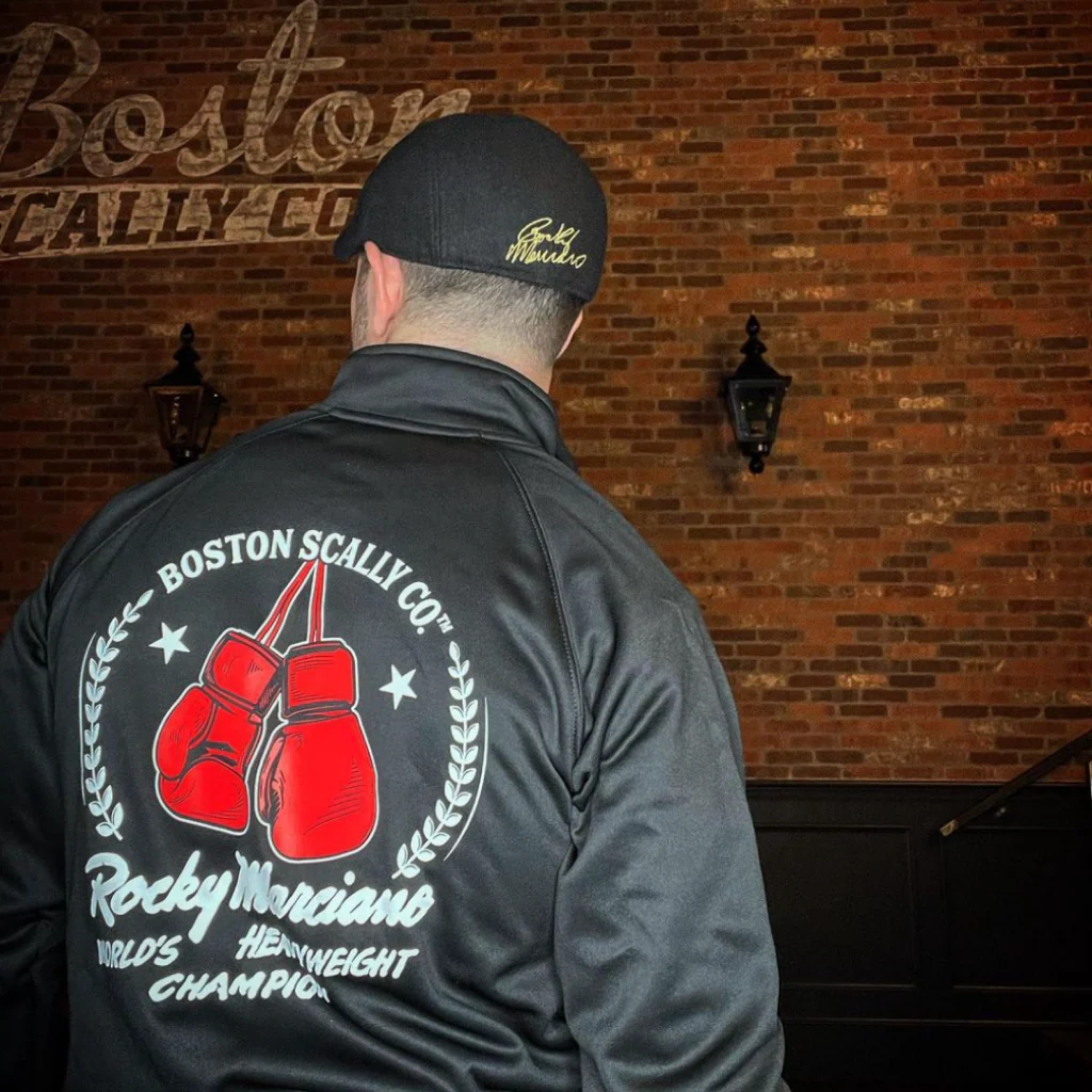 The Rocky Marciano Boston Scally Cap - Black - Image 2