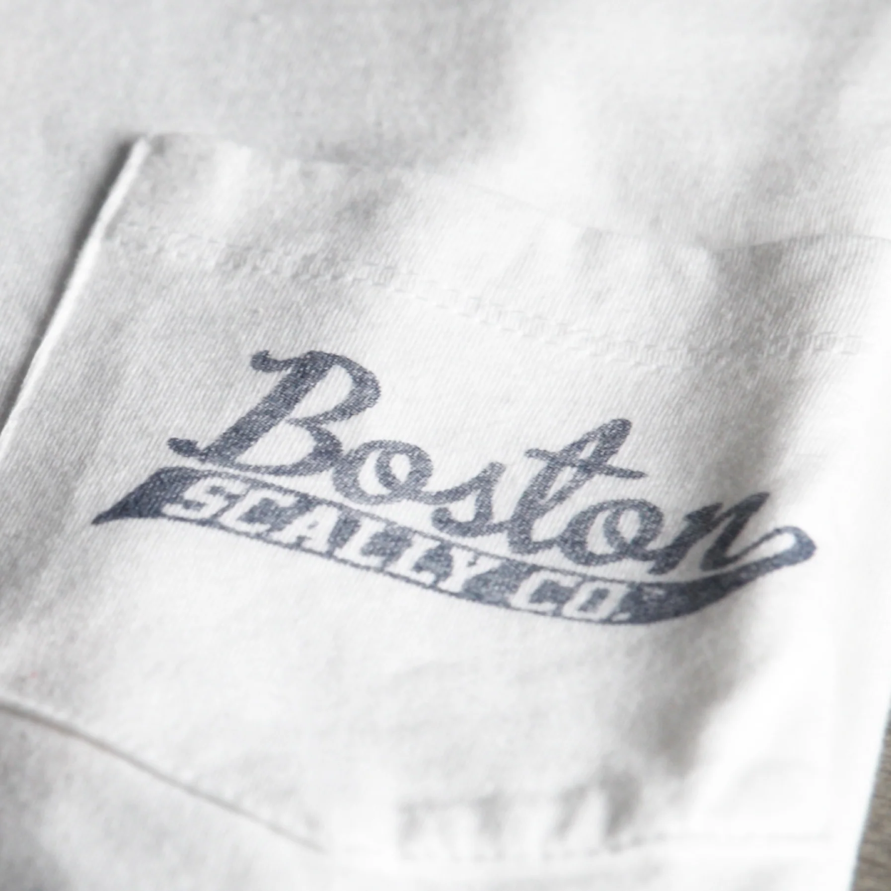 Boston Scally The Sailor Pocket Tee T-Shirt - White - Image 4
