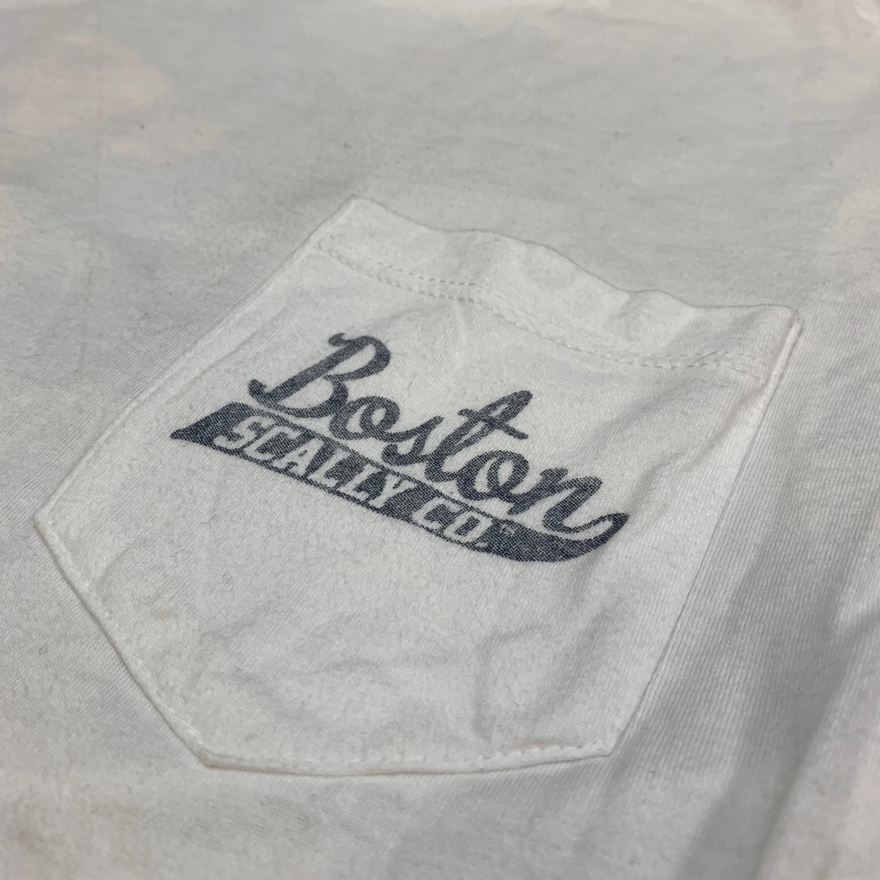 Boston Scally The Sailor Pocket Tee T-Shirt - White - Image 5