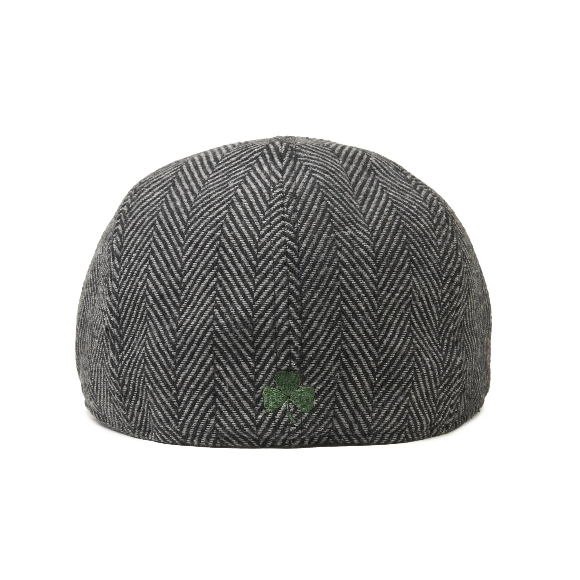 The Shamrock Peaky Boston Scally Cap - Grey Herringbone - Image 5