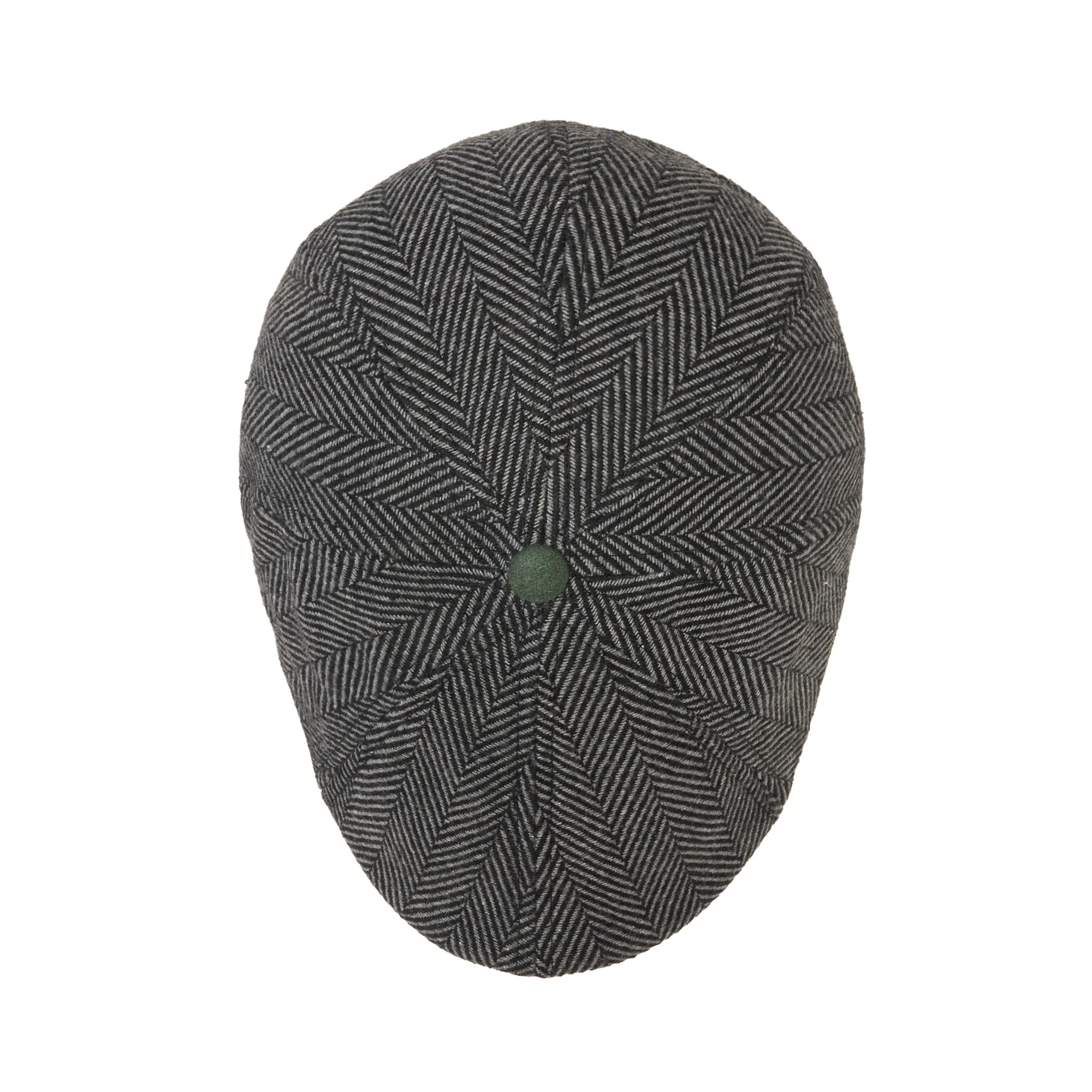 The Shamrock Peaky Boston Scally Cap - Grey Herringbone - Image 6