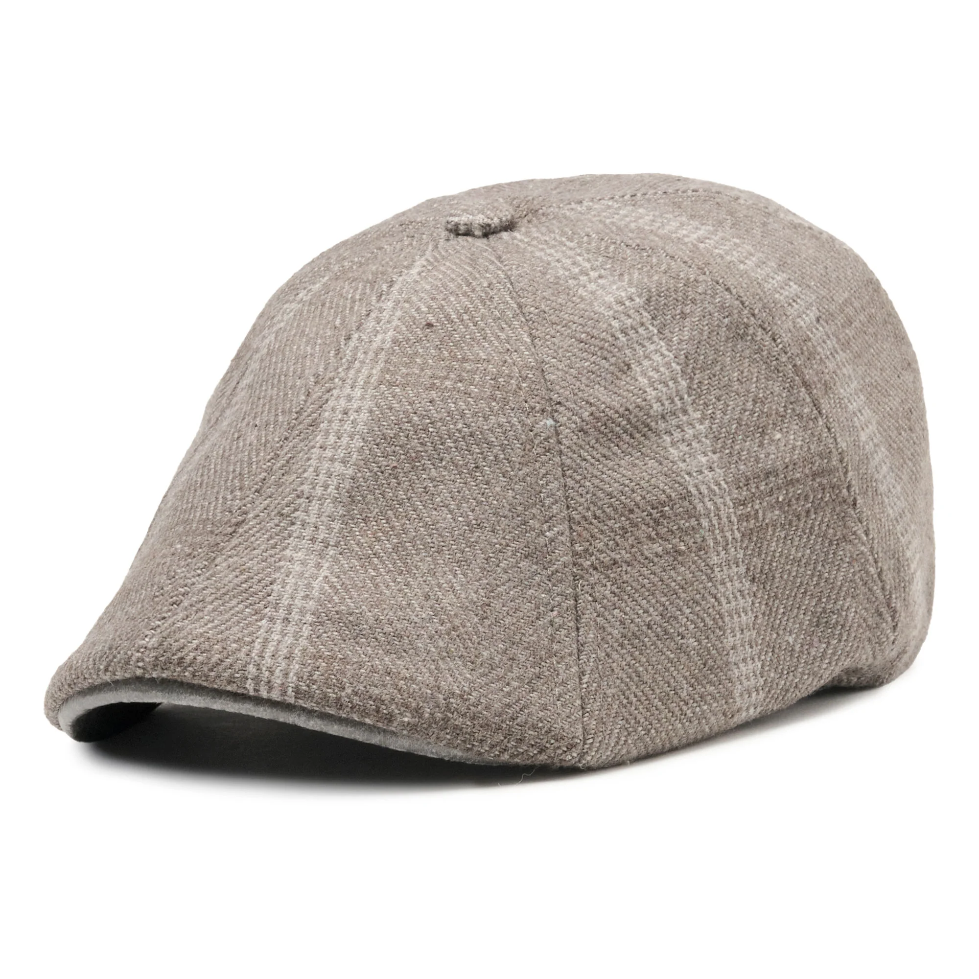 The Steel Rose Peaky Boston Scally Cap - Grey Plaid - Image 3