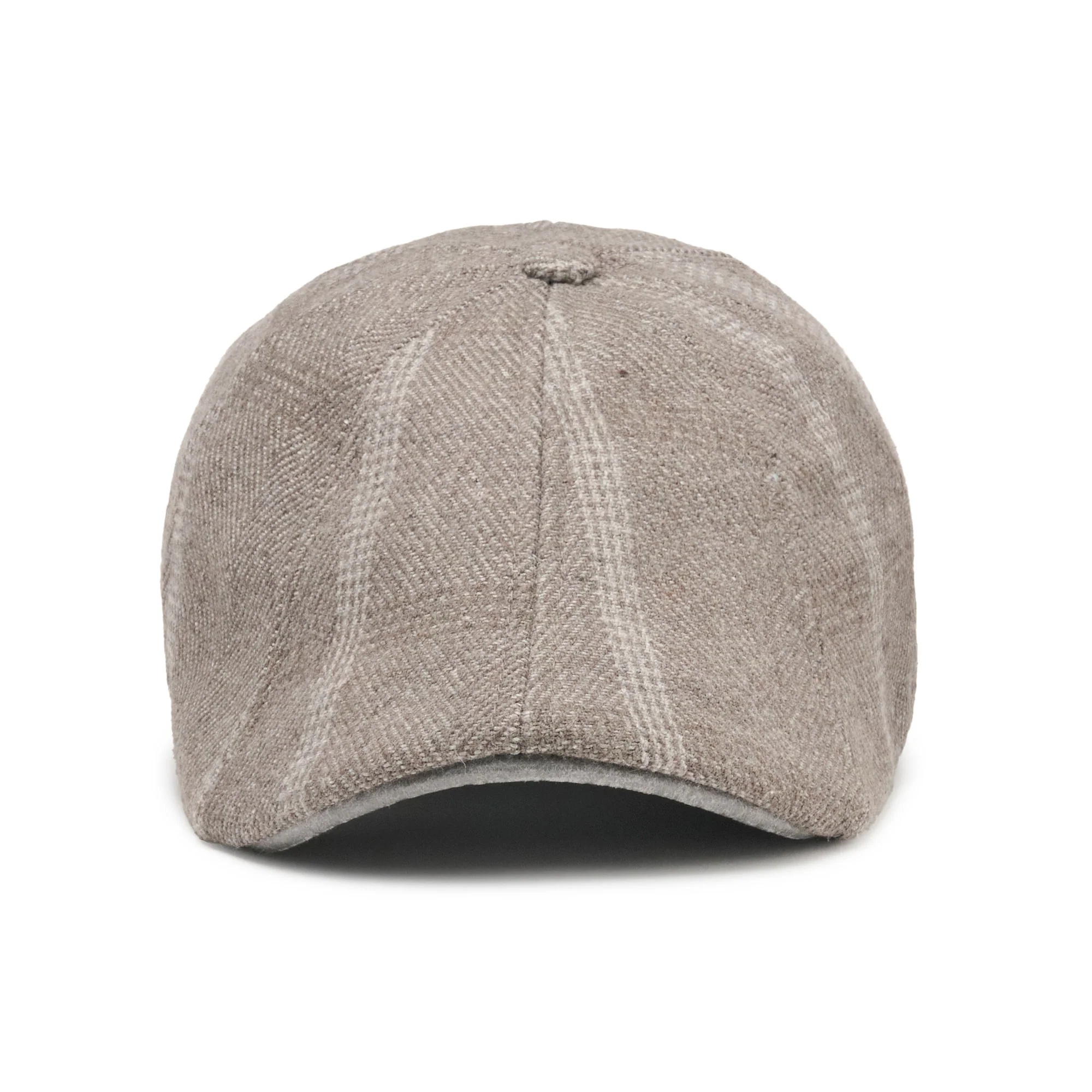 The Steel Rose Peaky Boston Scally Cap - Grey Plaid - Image 4