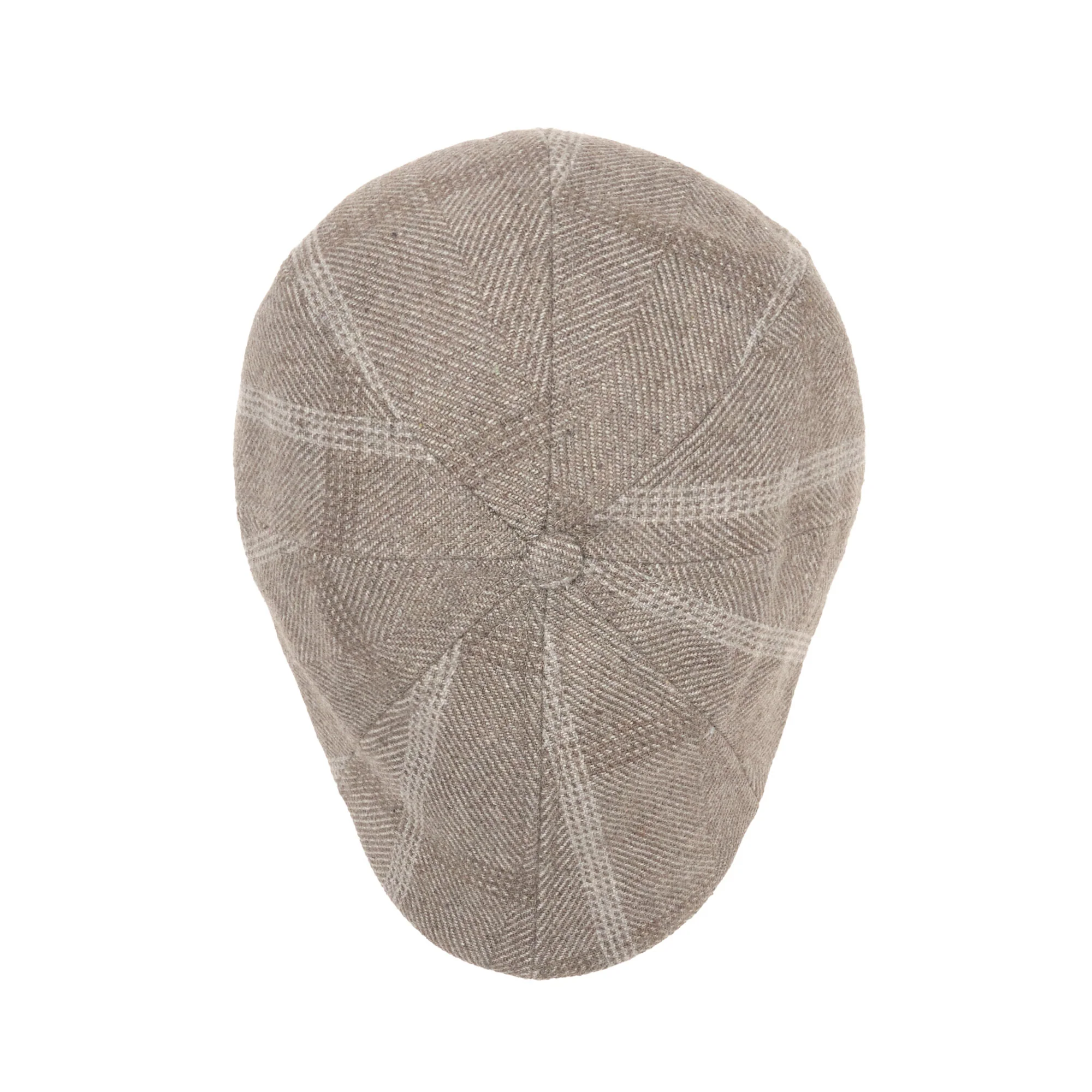 The Steel Rose Peaky Boston Scally Cap - Grey Plaid - Image 6