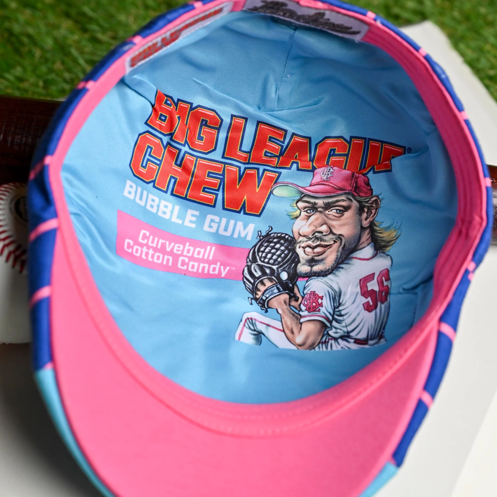 The Big League Chew Boston Scally Cap - Curveball Cotton Candy - Image 11
